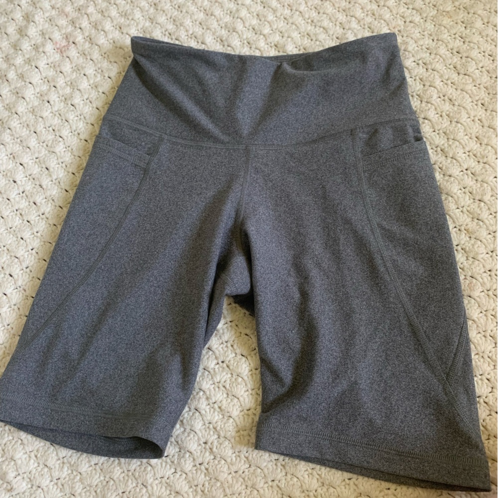 Grey biker shorts